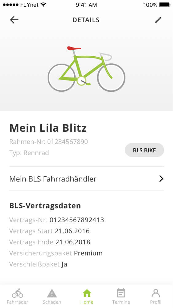 Bikeleasing-Fahrrad Details