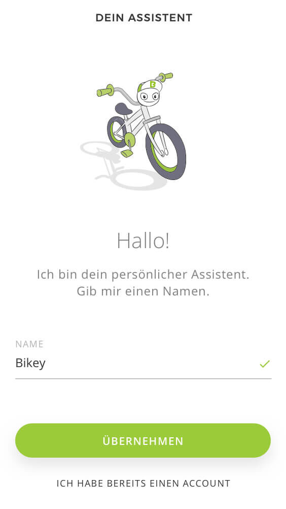 Bikeleasing-Einrichtung - Assistent