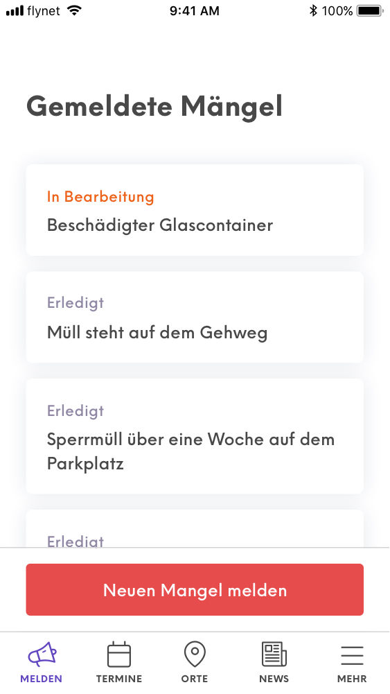Abis-Mängelmelder